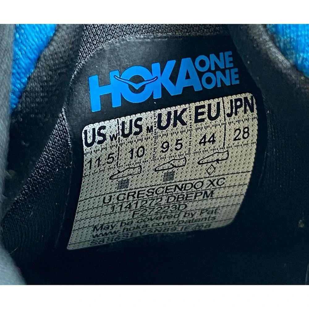 Hoka Crescendo‎ MD Spikes Mens 10 Womens 11.5 1141272 DBEPM Blue Track Running